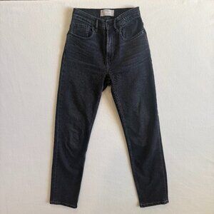 Everlane Jeans Women’s 24 Regular Black Cheeky Jean 90s Whiskered